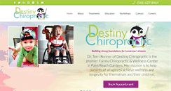 Desktop Screenshot of destinychiro.com